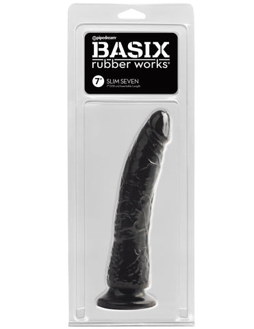 Basix Rubber Works - Slim 7 Inch With Suction Cup