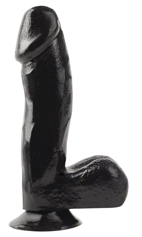 Basix Rubber Works - 6.5 Inch Dong With Suction Cup