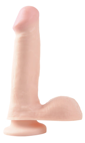 Basix Rubber Works - 6 Inch Dong With Suction Cup