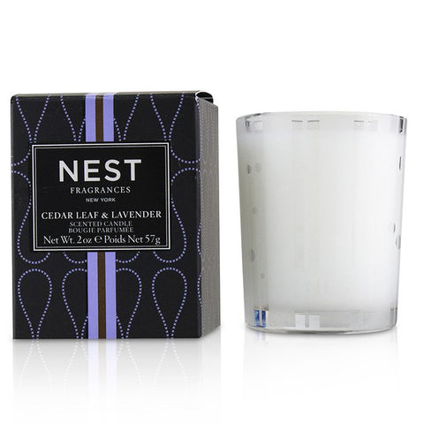 Scented Candle - Cedar Leaf &amp; Lavender.