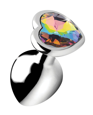 Bootysparks Rainbow Prism Heart Anal Plug
