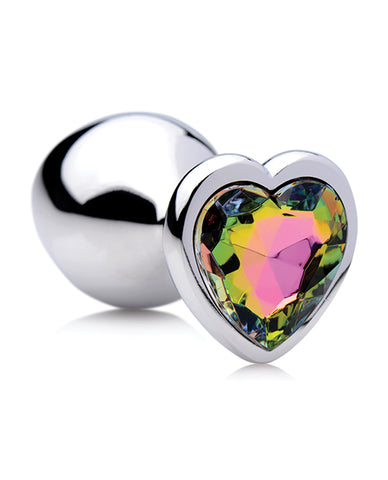 Bootysparks Rainbow Prism Heart Anal Plug