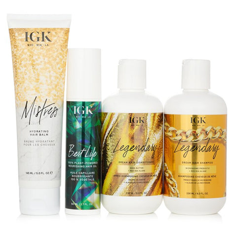 Live Your Best Life - Shampoo, Conditioner, Hair Balm, Hair Oil - Set