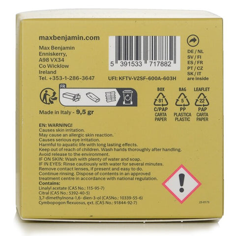 Car Fragrance - Lemongrass &amp; Ginger - 1pc