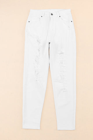 Distressed Jeans with Pockets