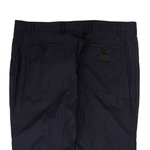 Men's Navy Classic Fit Tailored Pants