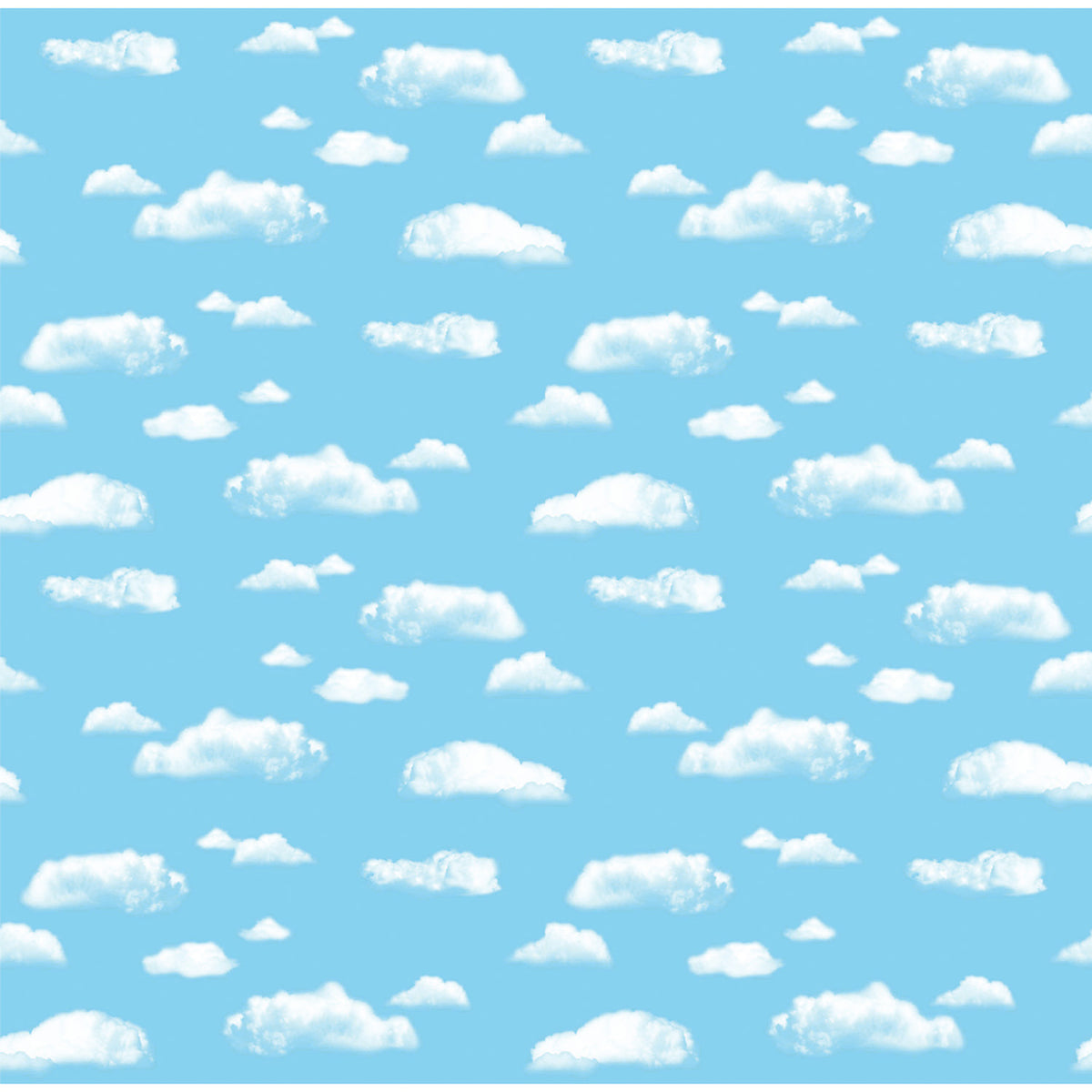 Bulletin Board Art Paper, Clouds, 48" x 50', 1 Roll
