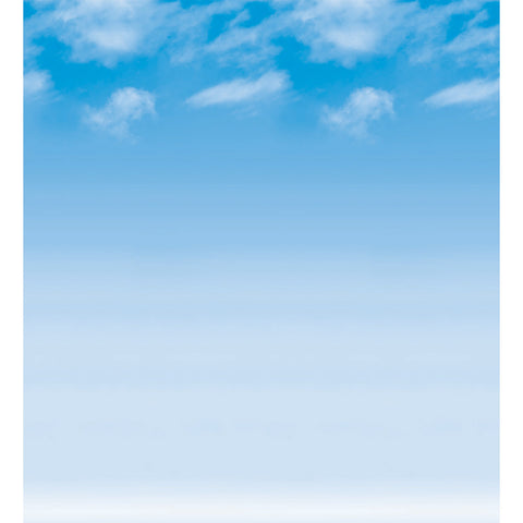 Bulletin Board Art Paper, Wispy Clouds, 48" x 50', 1 Roll