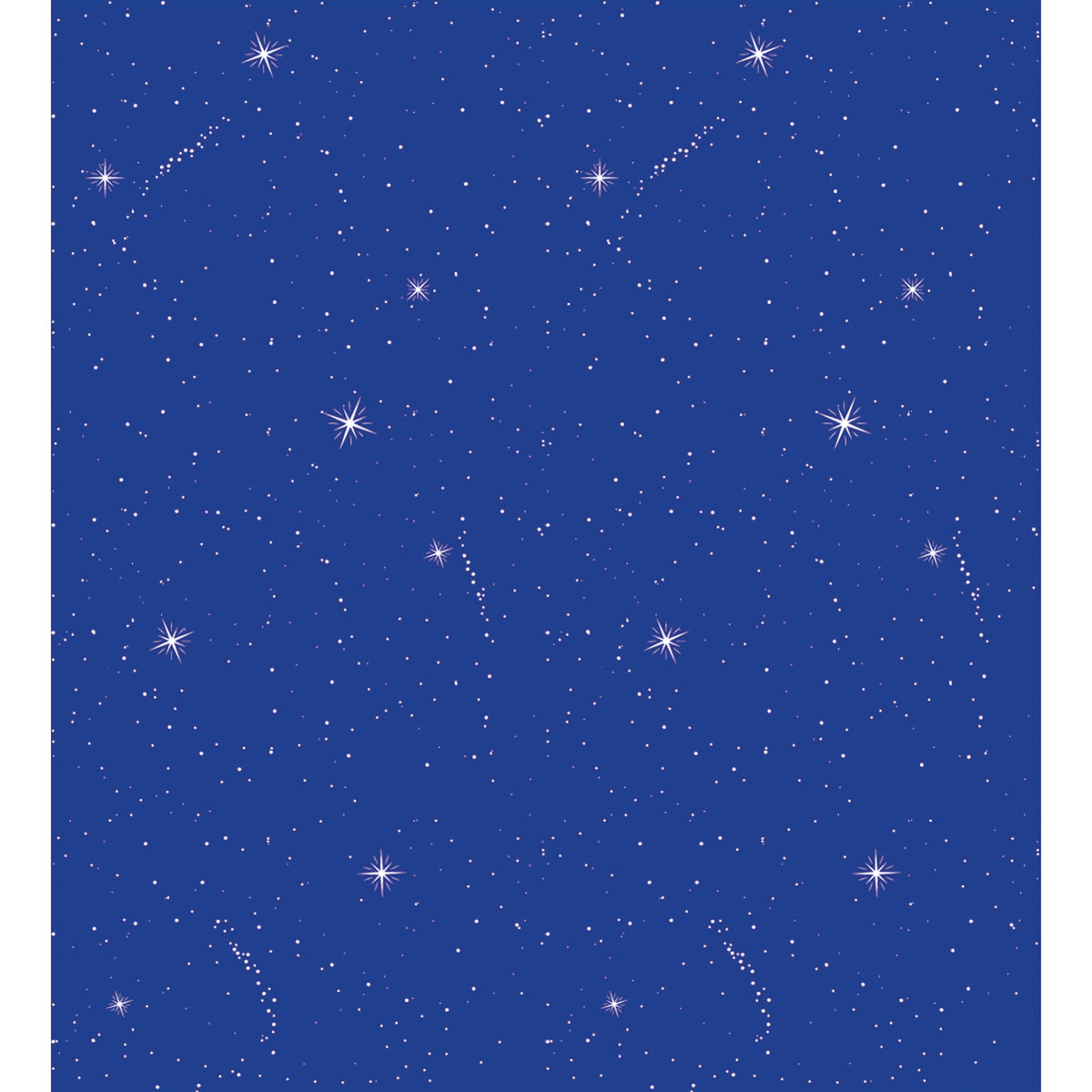 Bulletin Board Art Paper, Night Sky, 48" x 12', 4 Rolls
