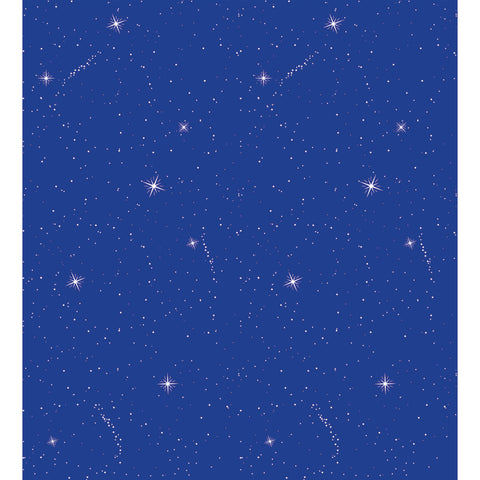 Bulletin Board Art Paper, Night Sky, 48" x 12', 4 Rolls