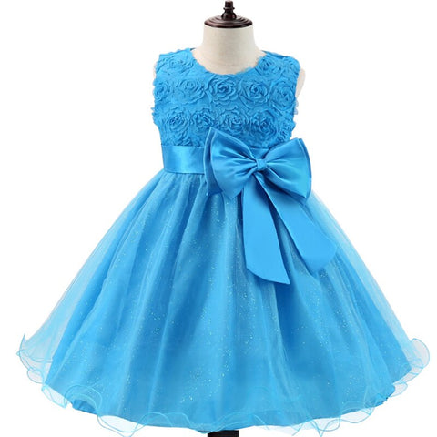 Girl Flower Princess Dress Kids Summer Gown Dresses For 3-10 Years Girls Wedding Birthday Party Clothing Children Prom Costume