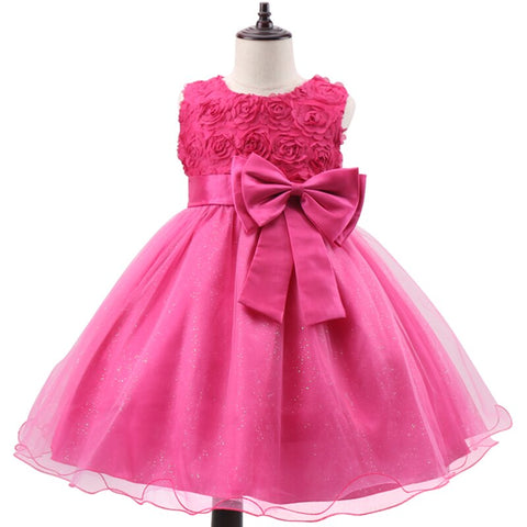 Girl Flower Princess Dress Kids Summer Gown Dresses For 3-10 Years Girls Wedding Birthday Party Clothing Children Prom Costume