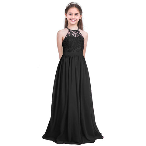 iiniim Childrens Vestidos Birthday Party Dress Kids Princess Summer Lace Wedding Dresses Girls Ball Tutu Prom Dress Teen Costume