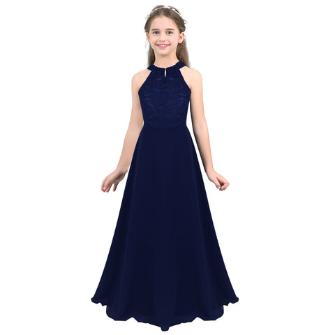 iiniim Childrens Vestidos Birthday Party Dress Kids Princess Summer Lace Wedding Dresses Girls Ball Tutu Prom Dress Teen Costume