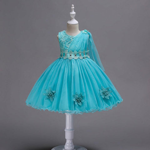 Girls Summer Dresses Kids Baby Girl Wedding Party Princess Tutu Dress For Teens Birthday Ball Gown Formal Dress Children Clothes
