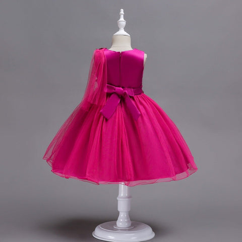 Girls Summer Dresses Kids Baby Girl Wedding Party Princess Tutu Dress For Teens Birthday Ball Gown Formal Dress Children Clothes