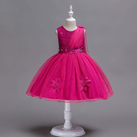 Girls Summer Dresses Kids Baby Girl Wedding Party Princess Tutu Dress For Teens Birthday Ball Gown Formal Dress Children Clothes