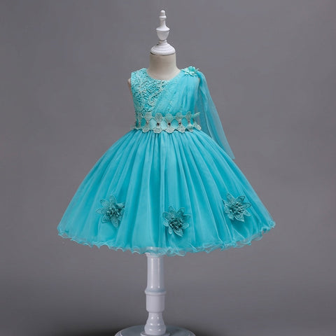 Girls Summer Dresses Kids Baby Girl Wedding Party Princess Tutu Dress For Teens Birthday Ball Gown Formal Dress Children Clothes