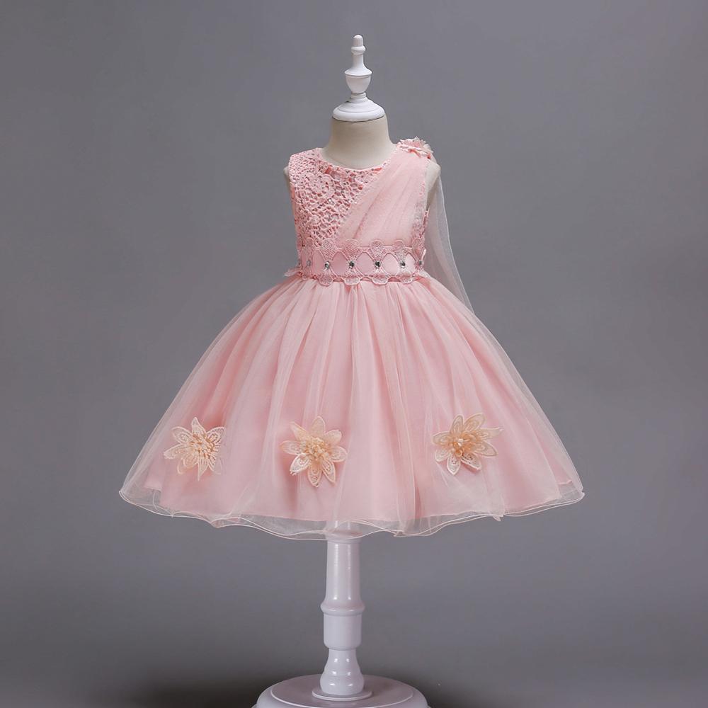 Girls Summer Dresses Kids Baby Girl Wedding Party Princess Tutu Dress For Teens Birthday Ball Gown Formal Dress Children Clothes