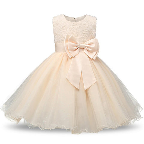 Kids Christmas Dress for Girls Clothes Children Lace Princess Flower Dress Elegant Wedding Birthday Prom Gown New Year Costume