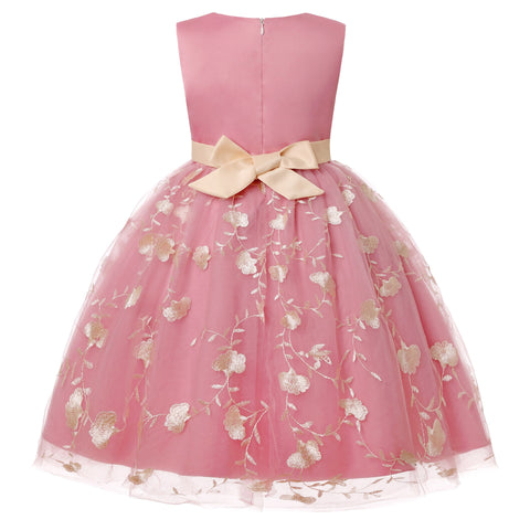 Bow Girls Dress Summer Mesh Elegant Tutu Party Costume Birthday Princess Dress 3 4 5 6 7 8 9 10 Years Old Kids Girl Clothes