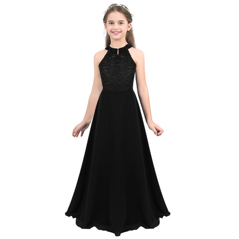 iiniim Childrens Vestidos Birthday Party Dress Kids Princess Summer Lace Wedding Dresses Girls Ball Tutu Prom Dress Teen Costume