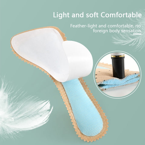 1Pair Non-slip Shoe Pads Women Sandals High Heels Seven-point Shoes Insoles Arch Support Insole for Feet Latex Cowhide Shoe Sole