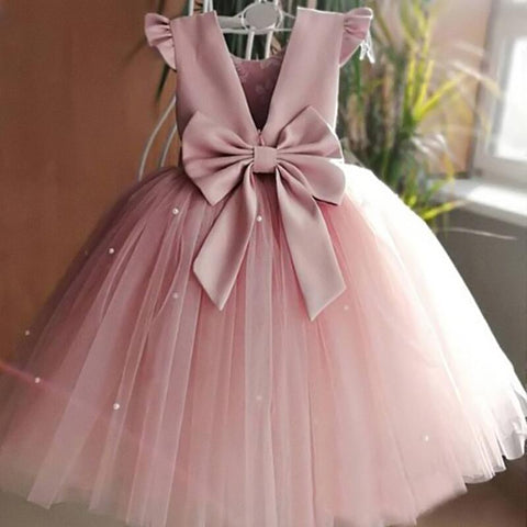 Kids Dress for Girls Birthday Dresses for Party and Wedding Christmas Clothes Princess Flower Tutu Dress Children Prom Ball Gown
