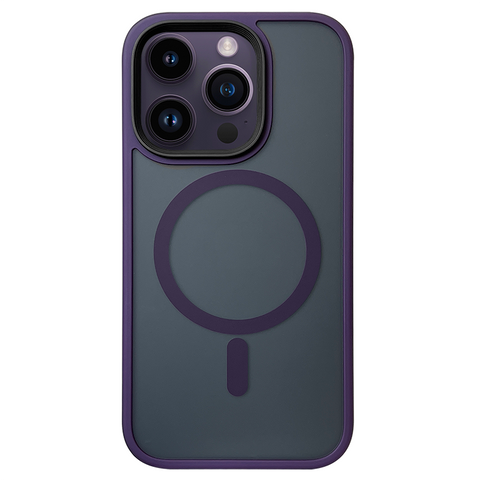 Original Translucent Matte Magsafe Magnetic Wireless Charging Phone Case For iPhone 14 13 12 11 Pro Max Solid Hard Cover Funda