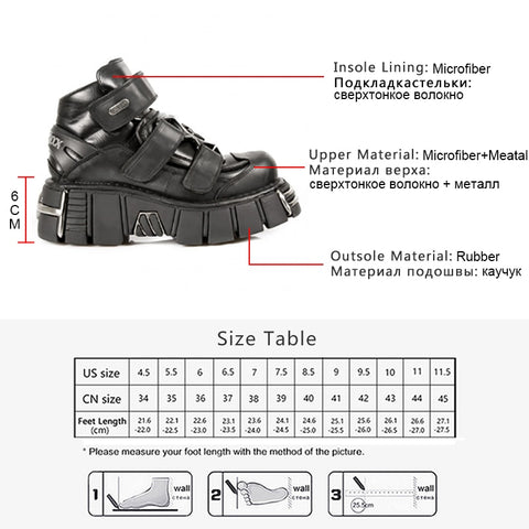 GOGD Brand Fashion Women's Platform Ankle Boots 2023 New Dark Punk Style High Heels Metal Decoration Design Y2k Gothic Shoes INS