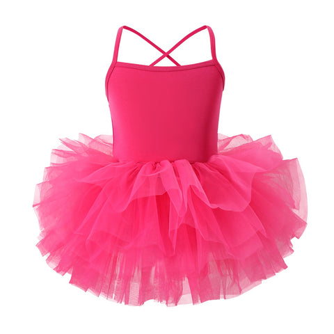 New Girl Ballet TuTu Dress 2-8 Ys Fashion Professional Kids Dancing Party Dress Performance Costume Princess Wedding Dress