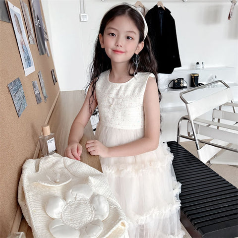 Princess Girls Clothes Set Spring Autumn Children Girls Outwear Coat +Tutu Dress 2pcs Vintage Sweet Outfits Suit for Girl 3-10y