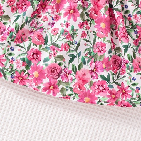 Dress For Kids 1 - 6 Years old Birthday Summer Ruffles Floral Off Shoulder Sleeveless Kids Princess Dresses Ootd For Baby Girl