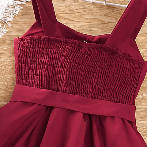 Children's clothing Girl summer casual dress Suspender skirt Girl Princess wedding party dress Princess skirt
