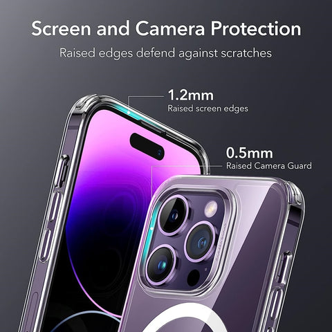 Clear Original Case For Magsafe For iPhone 15 14 13 12 11 Pro Xs Max XR Plus SE2 Magnetic Wireless Charging Hard Acrylic Cover