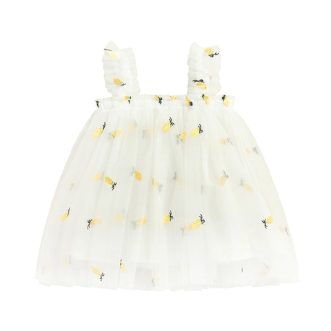 Toddler Dress Kids Girls Party 2023 Summer Sleeveless Daisy Floral Tutu Dress Layered Tulle Dress Princess Birthday Dresses