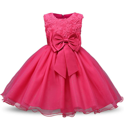Flower Girl Dress For Wedding Baby Girl 3-8 Years Birthday Outfits Children's Girls First Communion Dresses Girl Kids Party Wear