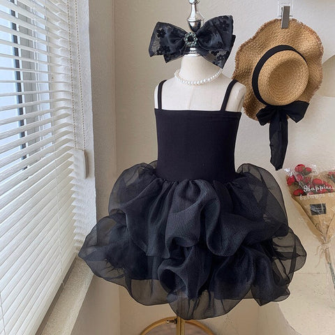 Wednesday Costume For Girls 2023 New Fancy Princess Dress Up For Kids Girls Tulle Party Dresses Carnival Cosplay Costumes