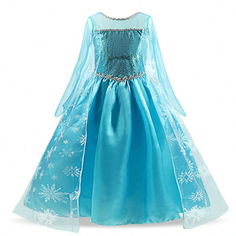 Fancy Baby Princess Cosplay Dress for Girls Clothing Wear Halloween Carnival Cosplay Costume With Accessories