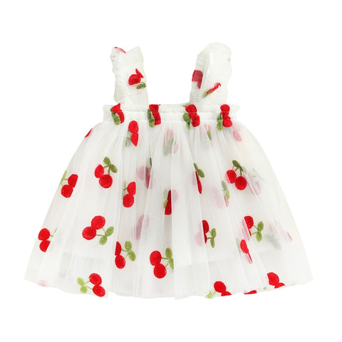 Toddler Dress Kids Girls Party 2023 Summer Sleeveless Daisy Floral Tutu Dress Layered Tulle Dress Princess Birthday Dresses
