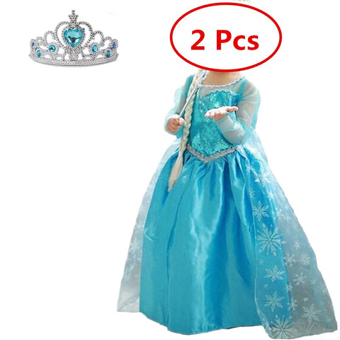 Girls Princess Dress Kids Halloween Carnival Cosplay Costume Children 4 5 6 7 8 9 10 Years Fancy Dress Up Christmas Clothes