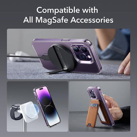 Clear Original Case For Magsafe For iPhone 15 14 13 12 11 Pro Xs Max XR Plus SE2 Magnetic Wireless Charging Hard Acrylic Cover