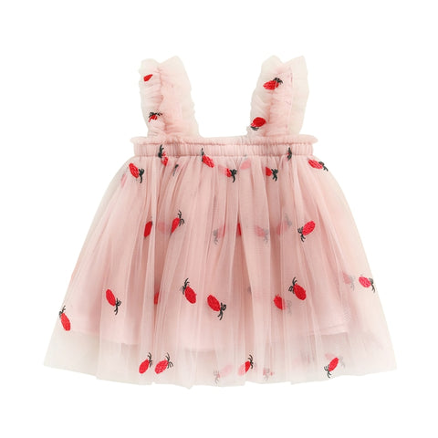 Toddler Dress Kids Girls Party 2023 Summer Sleeveless Daisy Floral Tutu Dress Layered Tulle Dress Princess Birthday Dresses
