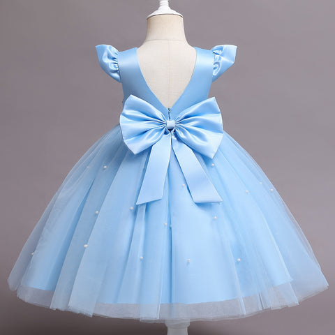 Kids Dress for Girls Birthday Dresses for Party and Wedding Christmas Clothes Princess Flower Tutu Dress Children Prom Ball Gown