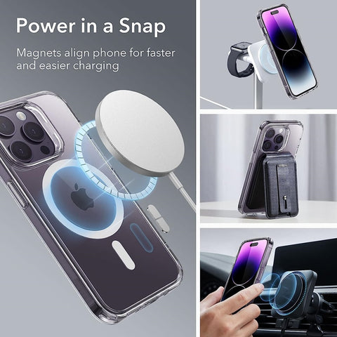 Clear Original Case For Magsafe For iPhone 15 14 13 12 11 Pro Xs Max XR Plus SE2 Magnetic Wireless Charging Hard Acrylic Cover