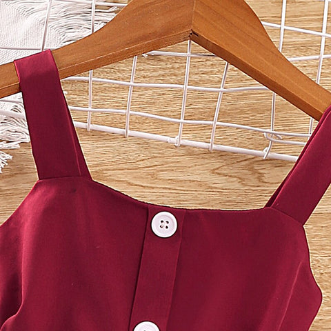 Children's clothing Girl summer casual dress Suspender skirt Girl Princess wedding party dress Princess skirt