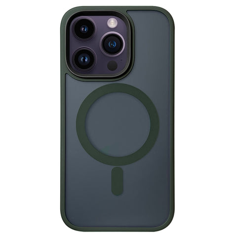 Original Translucent Matte Magsafe Magnetic Wireless Charging Phone Case For iPhone 14 13 12 11 Pro Max Solid Hard Cover Funda