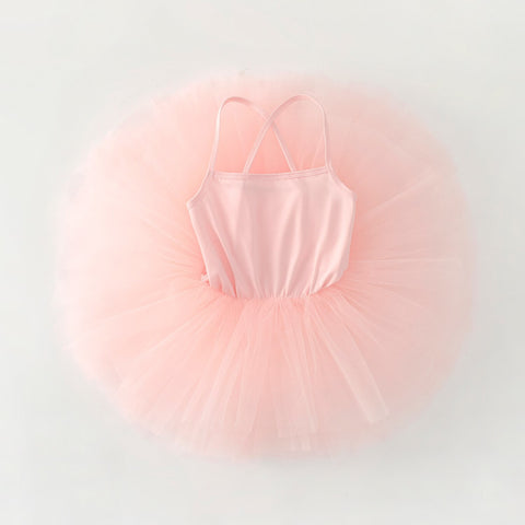 New Girl Ballet TuTu Dress 2-8 Ys Fashion Professional Kids Dancing Party Dress Performance Costume Princess Wedding Dress