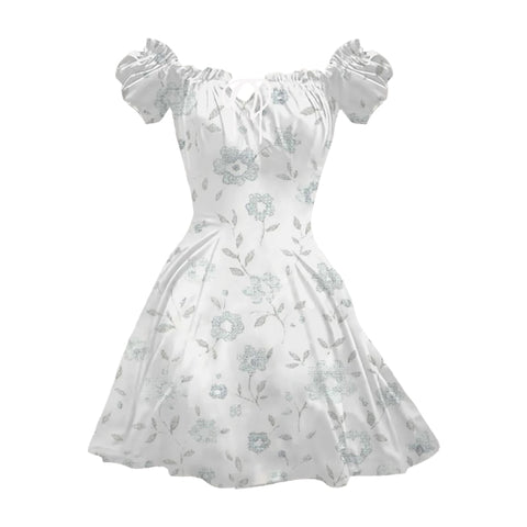 Maple Leaf Print Sexy Girl Dress 2022 New Mid Length Party Evening Dress Elegant Woman Beach Dress Fashion Lolita Sun Dresses