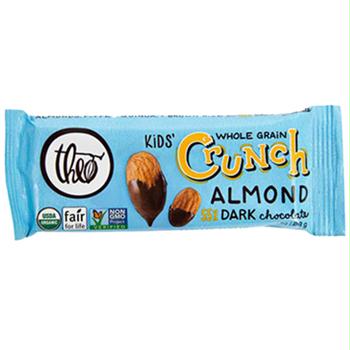 Theo Chocolate Kids' Crunch Dark Chocolate Almond (12x1 Oz)